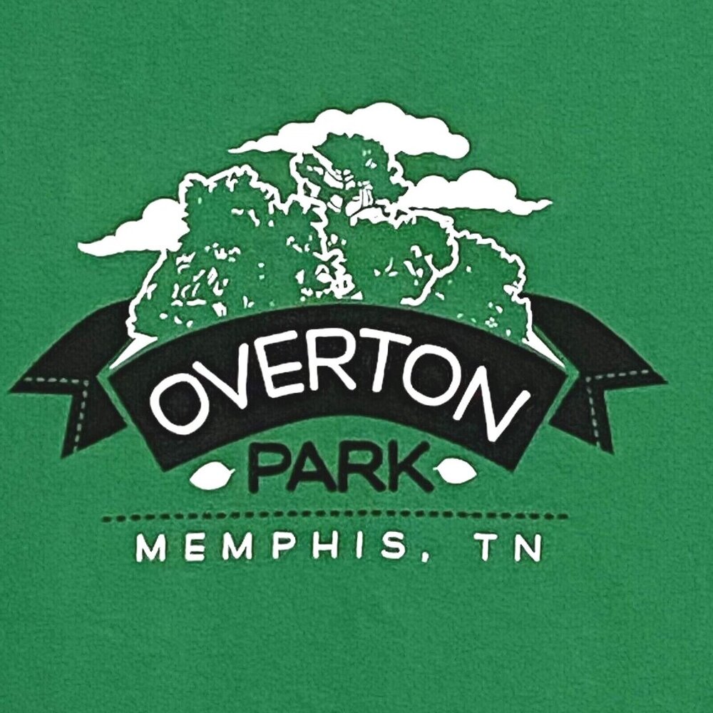 Memphis Overton Park‎ T-Shirt S Green Travel Souvenir Tennessee USA